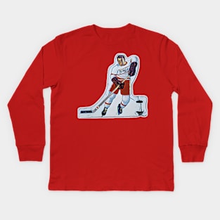 Coleco Table Hockey Players - Detroit Red Wings Kids Long Sleeve T-Shirt